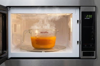 Auralite 8-Cup Borosilicate Glass Measuring Cup - 2 Quart with Lid for Accurate Liquid Measurement