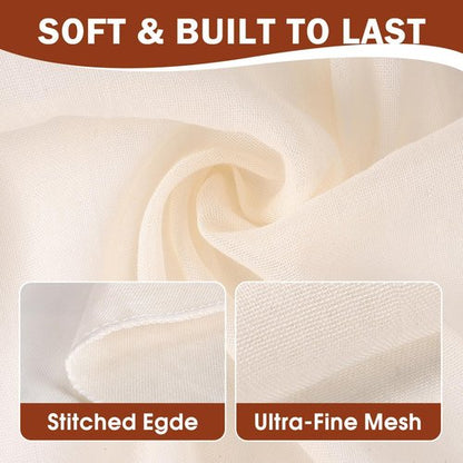 10 PCS Cheesecloth by [Brand Name] - 20x20 Inch, 100% Unbleached Cotton for Straining & Cheese Making