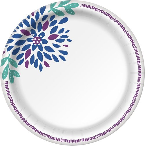 Dixie Everyday Paper Plate Bundle - Large and Small Dinner (54 ct) and Dessert (58 ct) Plates