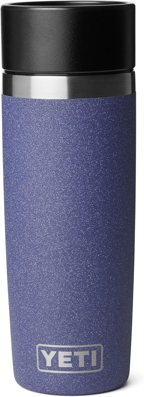 YETI Rambler 16 oz Travel Bottle - Stainless Steel, Vacuum Insulated, Leakproof Commuter Cap | Moon Dust