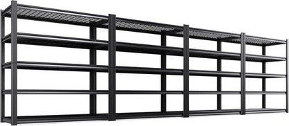 **Regine Switzerland Heavy Duty Garage Shelving | Adjustable 5-Tier Metal Storage Unit - 3000 lbs Capacity (71"x46"x18")**