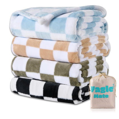 Skiennix Baby Blankets - Fluffy Fleece Crib Blankets for Boys | 4-Pack, 30x40 Inches