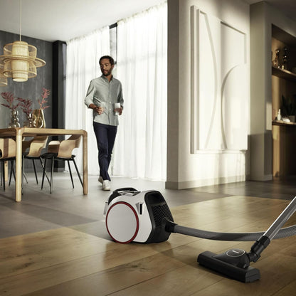 Miele Boost CX1 Bagless Canister Vacuum Cleaner - Compact Design in Lotus White