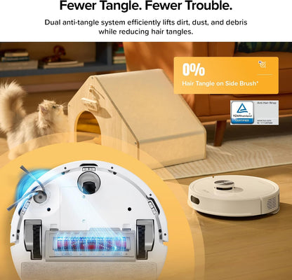 Roborock Q7 M5+ Robot Vacuum & Mop - 10000Pa Suction, Self-Emptying, App Control | White