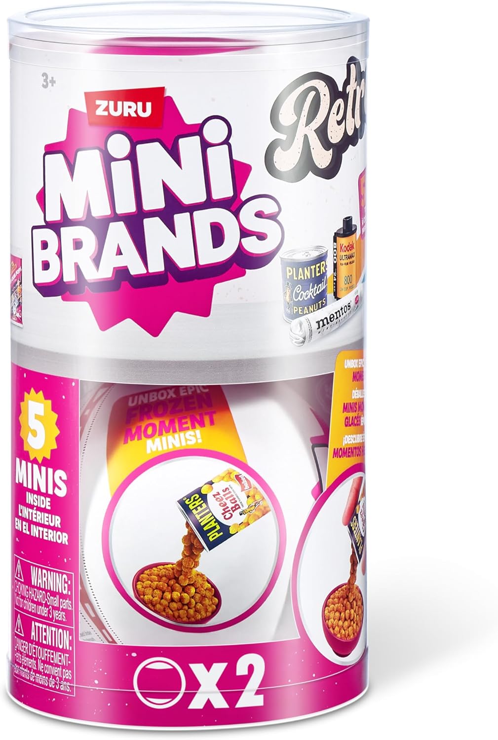Mini Brands Retro Capsule 2-Pack | 60+ Mystery Minis to Collect - Real Licenses & Rare Collectibles
