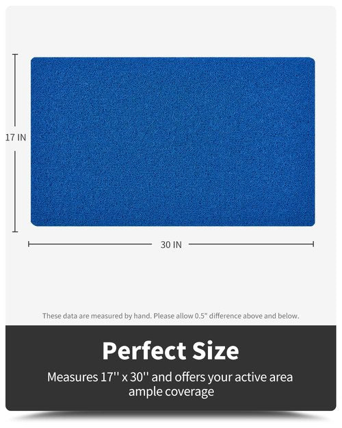 Non-Slip Bathtub Mat, 17x 30 Inch, Shower Mats for Bath Tub, PVC Loofah Bathroom Mats for Wet Areas, Quick Drying
