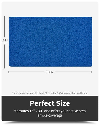 Non-Slip Bathtub Mat, 17x 30 Inch, Shower Mats for Bath Tub, PVC Loofah Bathroom Mats for Wet Areas, Quick Drying