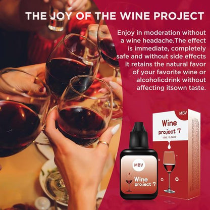 4 Pack Wine Filter Drops, Natural The Wine of Purifier Drops for Red and White Wine, Removes Histamines and Sulfites, Wine Lover Gifts