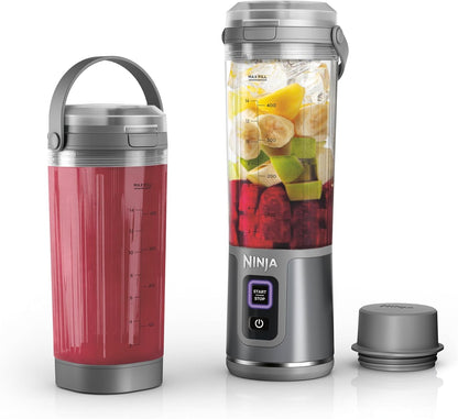 Ninja Blast Portable Blender - Cordless 18oz Personal Blender for Smoothies & Shakes | Leakproof Lid, USB-C, Grey