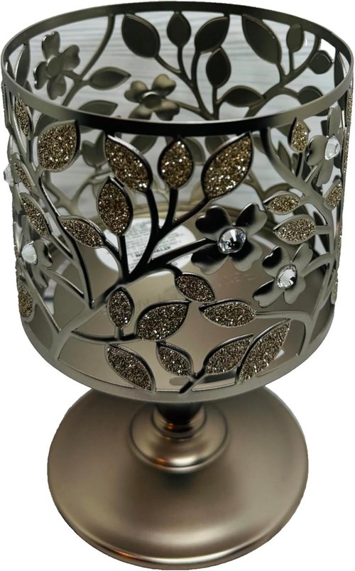 Bath And Body Works 3-Wick Candle Sleeve Holder - Elegant Dogwood Design for Home Décor