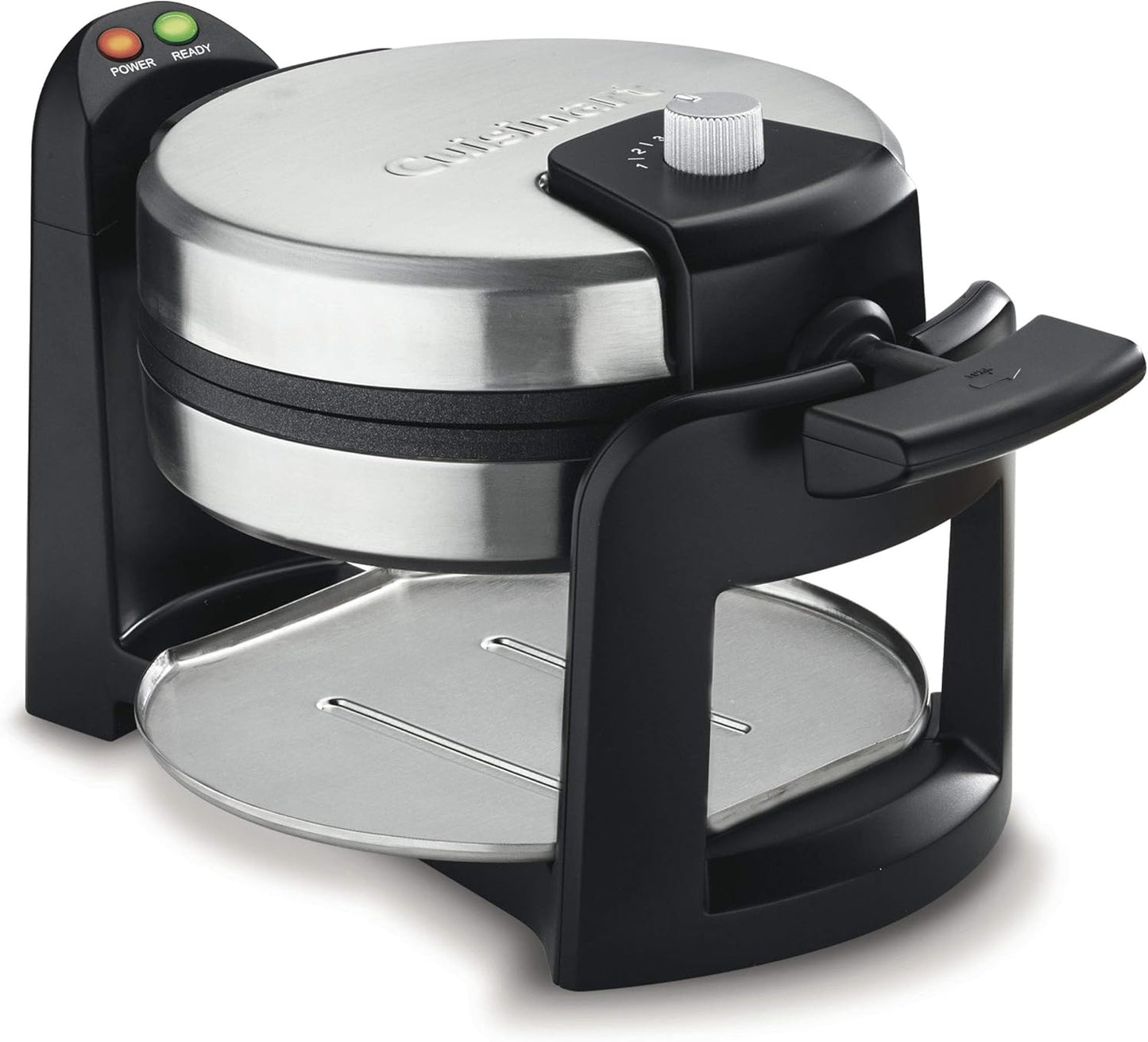 Cuisinart Belgian Waffle Maker - 1" Thick Round Waffles | Easy Flip Design, WAF-F30NAS