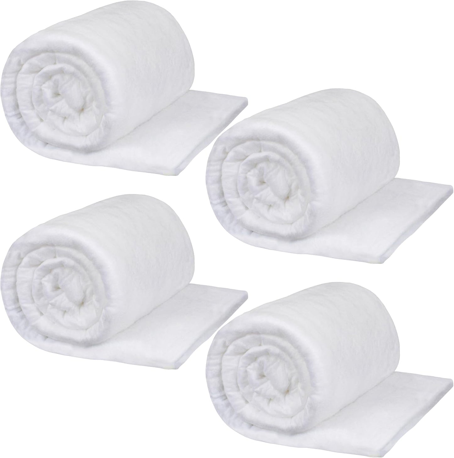Palonu Snow Blanket - Thick, Soft Artificial Snow Cover for Christmas Decor | 3 x 8 Ft Fluffy White Blankets