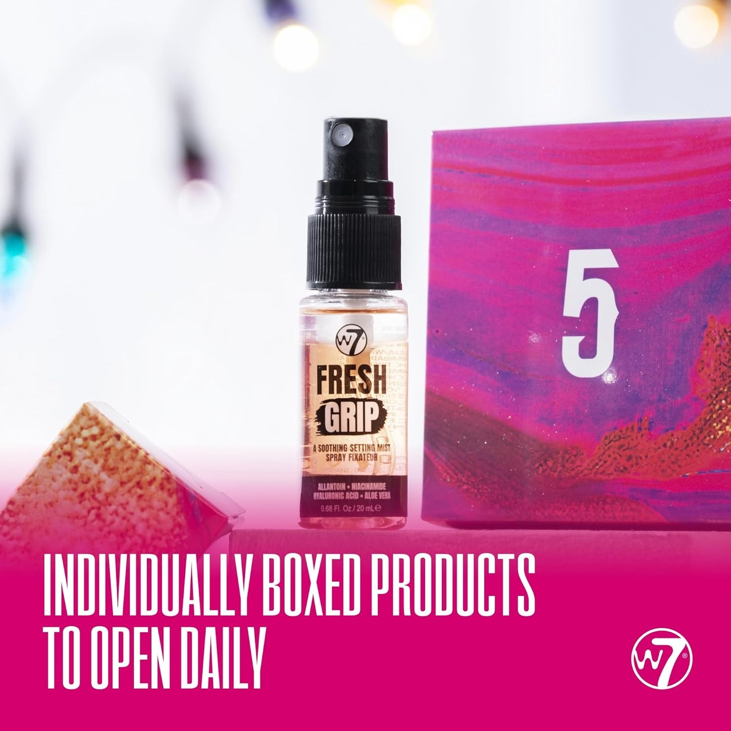 W7 Beauty Blast Makeup Advent Calendar 2025 | 24 Days of Cruelty-Free Surprises in Festive Boxed Gifts