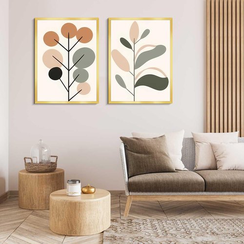 LaVie Home 24x32 Picture Frame for Wall Display, 24x32 Gold Picture Frame with HD Plexiglas, 24 x 32 Poster Frame 1 Pack, Display Frame for Vertical or Horizontal, Classic Collection