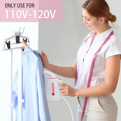 OGHom Portable Handheld Clothes Steamer - 300ml Capacity, 950W Fast Heat Up (Pink)