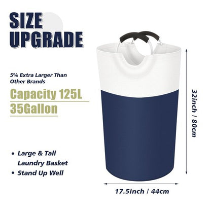 Twira 125L Pro XX-Large Laundry Baskets, Laundry Hamper Stands Up Well, Laundry Bag with Padded Handles, Waterproof Laundry Basket Collapsible, Clothes Hamper for College, Laundry, Bathroom