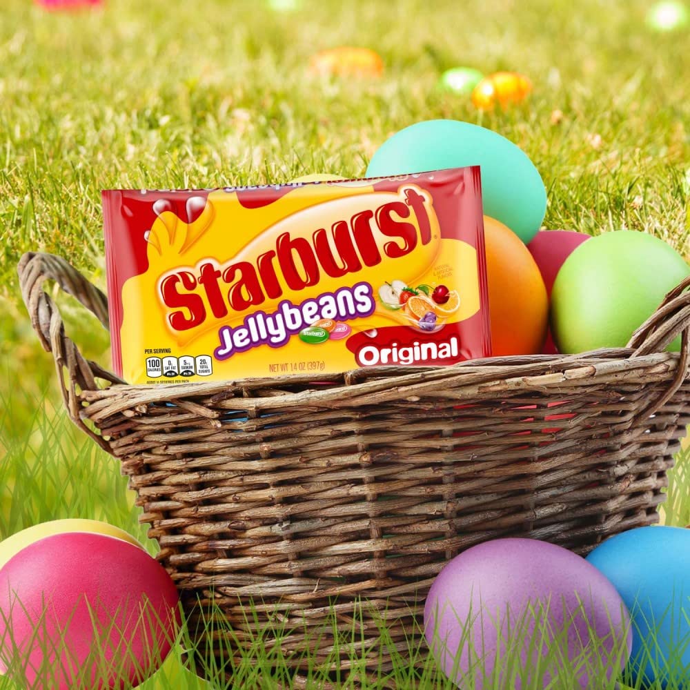 STARBURST Original Jelly Beans Gummy Candy, 14 oz Bag
