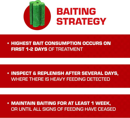 Tomcat Bromethalin Bait Chunx - Effective Rat & Mice Control for Professionals | 4.25 lbs Pail