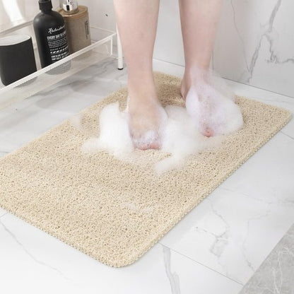 Hargiis Non-Slip Bathtub Mat, Anti Slip Shower Mat, Fast Drying Bathtub Mats, Foot Scrubber Mat, Anti Slip Mat for Tub, Floor, Bathroom, Kitchen, Home, Hotel (Beige 71"×24")