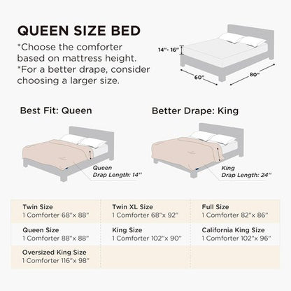 Bedsure Comforter - Get a Free Black/Grey Comforter with Your Purchase | Soft & Cozy Bedding