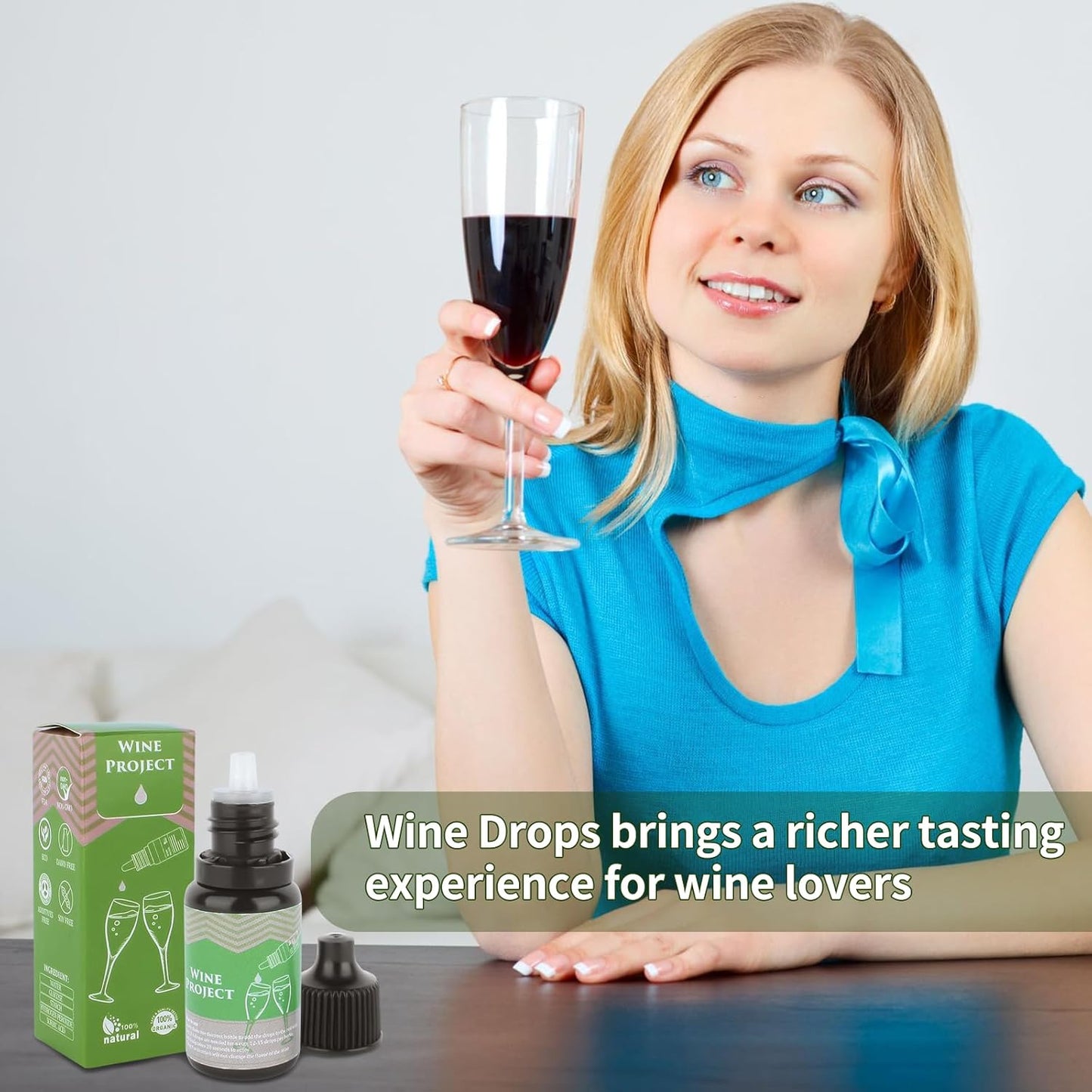 Wine Filters Wine Purifier Remove Sulfite and Histamine the Wine Purifier Reduces Headache Prevent Wine Sensitivities(Bottle of 2)