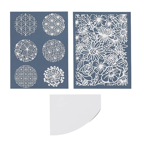 Sculpey Floral Silkscreen Kit, Florals