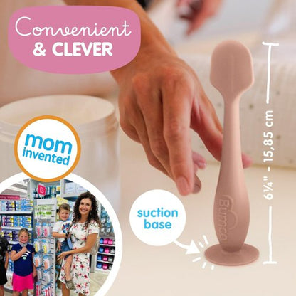 Bumco Diaper Cream Spatula - BPA-Free Diaper Bag Essentials, Soft Butt Spatula Baby, Mom-Invented Butt Paste Spatula, Bumco Diaper Cream Spatula, Flexible Diaper Cream Applicator, Baby Bum Brush