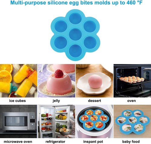 Instant Pot Accessories Set - Essential Tools with Steamer Basket, Cheesecake Pan & Silicone Mold | Fits 6 Qt & 8 Qt