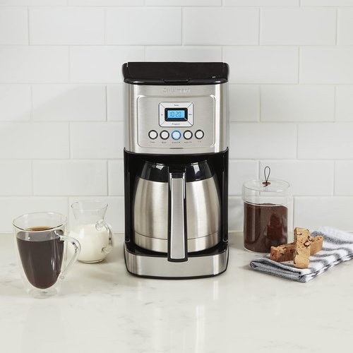 Cuisinart 12-Cup Coffee Maker - Programmable Thermal Carafe with Brew Strength Control | Stainless Steel DCC-3400NAS