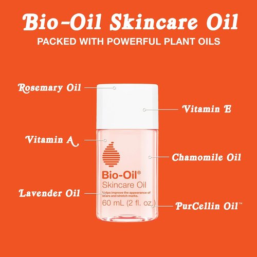 Bio-Oil Skincare Body Oil Serum - Moisturizing Formula with Vitamin E & A for Scars & Stretch Marks | 2 Oz