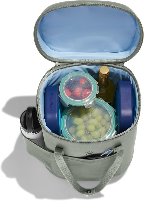Hydro Flask Cooler Backpack - Insulated Soft Cooler for Outdoor Adventures - 20L in Botanical Bliss Green