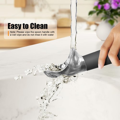 Dalicode Heated Ice Cream Scoop – Electric Scooper for Hard Ice Cream and Desserts, Handheld Heating Up to 158°F, Rechargeable with LED Display, Easy to Clean, Ideal Summer Gift