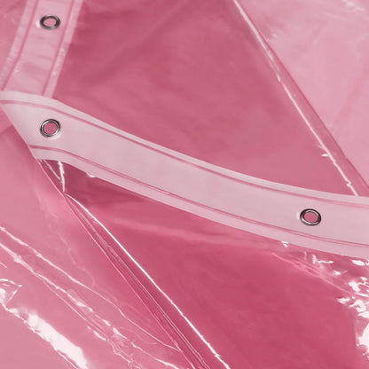 Barossa Design Shower Curtain Liner - Premium Clear Pink PEVA, Waterproof with 3 Magnets | Standard Size