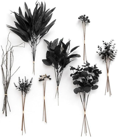 Ling's Moment Artificial Greenery Stems Box Set - 36pcs Faux Flower Picks for DIY Bridal Bouquets & Wedding Centerpieces