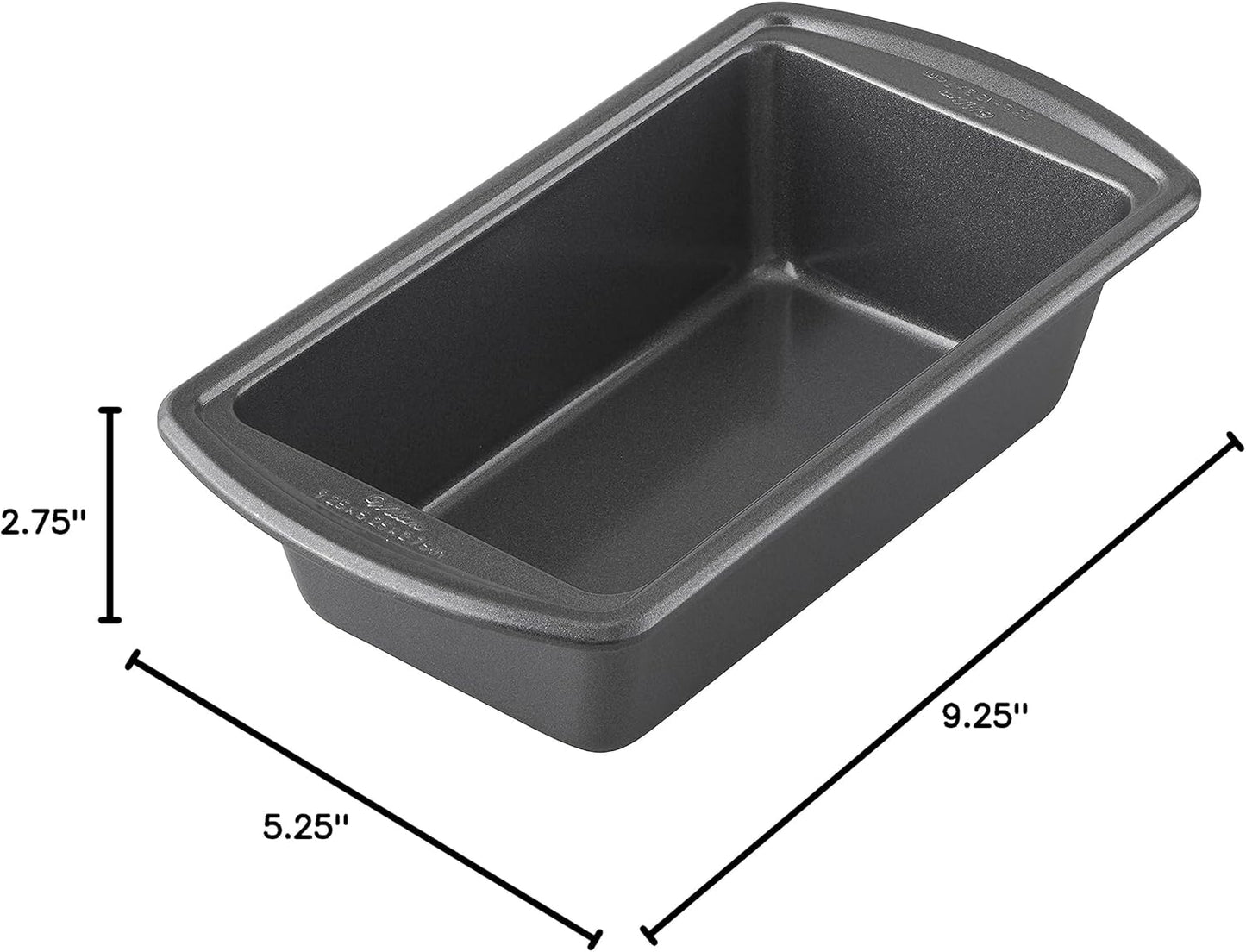 Wilton Platinum Non-Stick Loaf Pan - 9 x 5 Inch Stainless Steel Bakeware, PFAS-Free