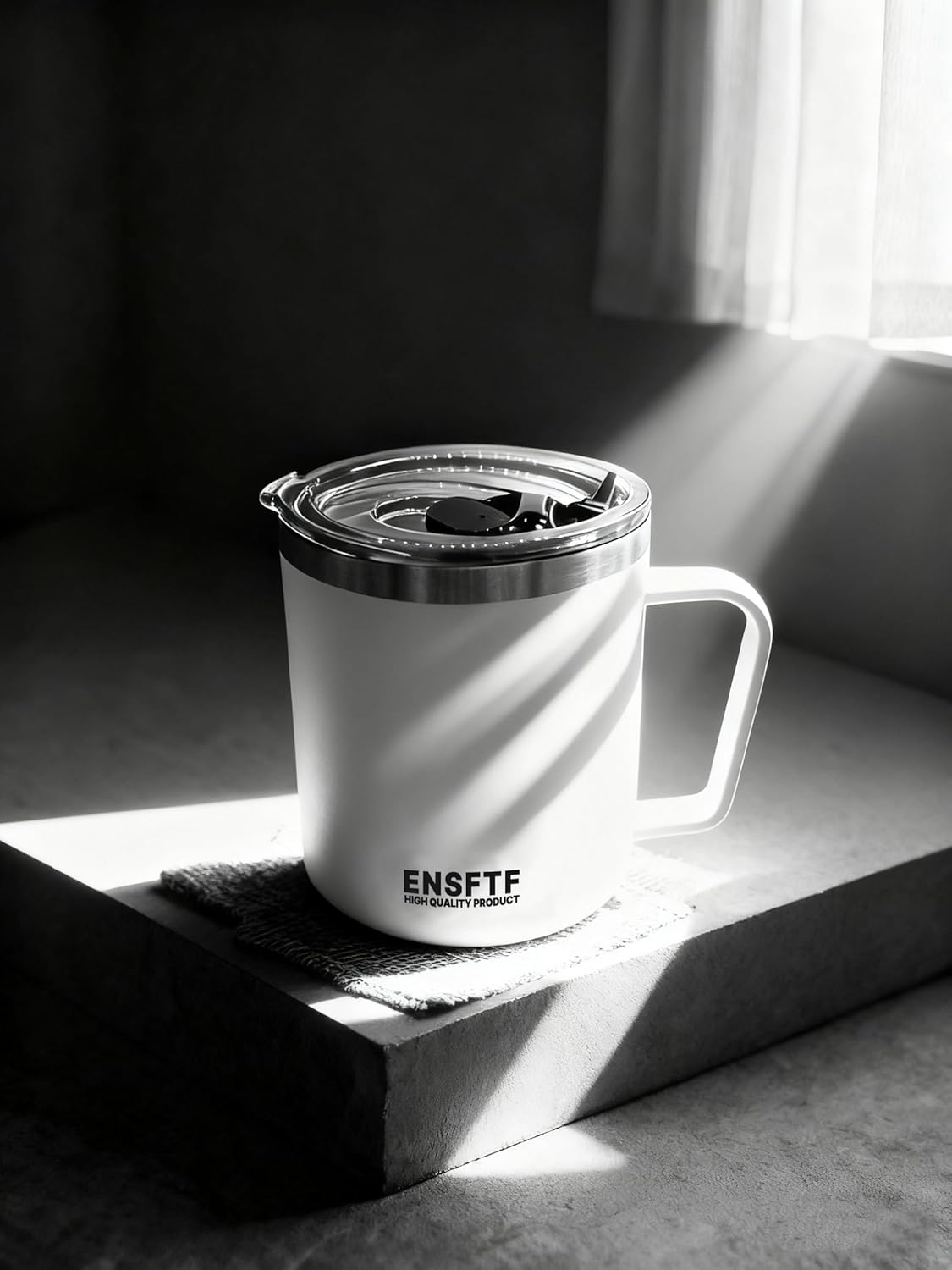 Skiennix 13 oz Stainless Steel Coffee Mug - Leak Proof Travel Tumbler with Lid | Insulated for Hot & Cold Drinks