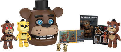 PhatMojo Five Nights at Freddy's Freddy Fazbear Animatronic Bundle - 11 Items with Blinking Eyes, Lights & Sounds