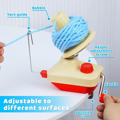 BUTUZE Yarn Winder - Manual Ball Winder for Crocheting | Quick Install & Efficient Crafting Tool