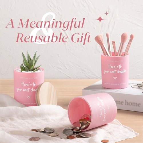 Afterprints New Chapter Candle Gifts for Women, Friends, Coworker Leaving Gifts for Women, Retirement, Graduation, Promotion, Good Luck Gift, Here’s to Your Next Chapter Scented Candles 10oz