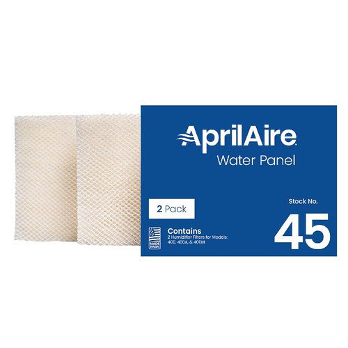 AprilAire 45 Humidifier Filter Replacement - Compatible with Models 400, 400A, 400M | Pack of 2