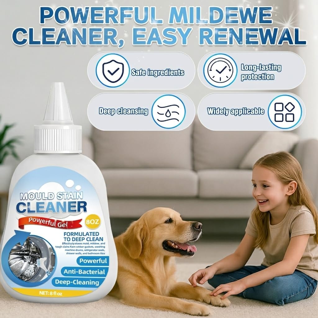 Skiennix Home Remover Gel - 8 Fl Oz Washing Machine Cleaner for Grout, Caulk & Bathroom Surfaces