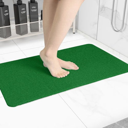 Hargiis Non-Slip Bathtub Mat, Anti Slip Shower Mat, Fast Drying Bathtub Mats, Foot Scrubber Mat, Anti Slip Mat for Tub, Floor, Bathroom, Kitchen, Home, Hotel (Dark Green 36"×24")