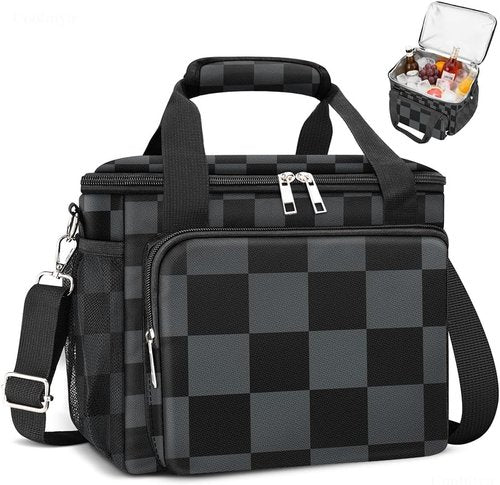 Coobiiya Insulated Lunch Bag - Leakproof Portable Cooler for Men | Ideal for Camping, Travel & Beach