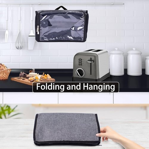 Cuisinart Toaster Cover - Dustproof Protection for 2-Slice Wide Slot Toasters | Zipper Closure