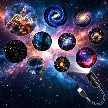 Galaxy Projector for Bedroom - 10 in 1 Star & Planetarium Projector