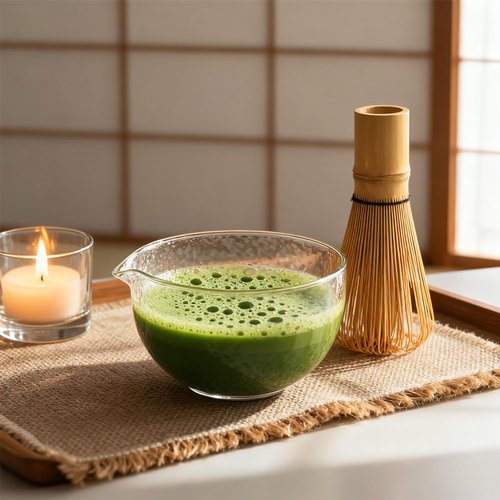 Britegleam Glass Matcha Bowl With Spout,Textured Glass Chawan Matcha Green Tea Whisk Bowls,Clear Japanese Style Cute Salad Mixing Bowl