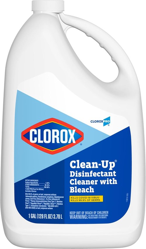 CloroxPro Disinfectant Cleaner with Bleach Refill - 128 Ounces for Powerful Cleaning