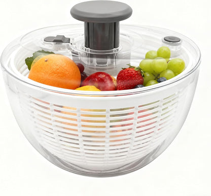 Salad Spinner - Skiennix Lettuce Spinner with Push-Button Lid & Non-Slip Base | 3.8QT Vegetable Washer