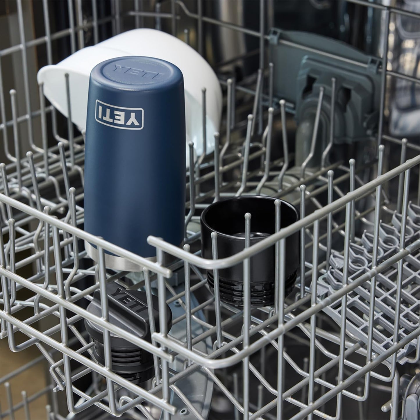 YETI Rambler 16 oz Travel Bottle - Stainless Steel, Vacuum Insulated, Leakproof Commuter Cap | Moon Dust