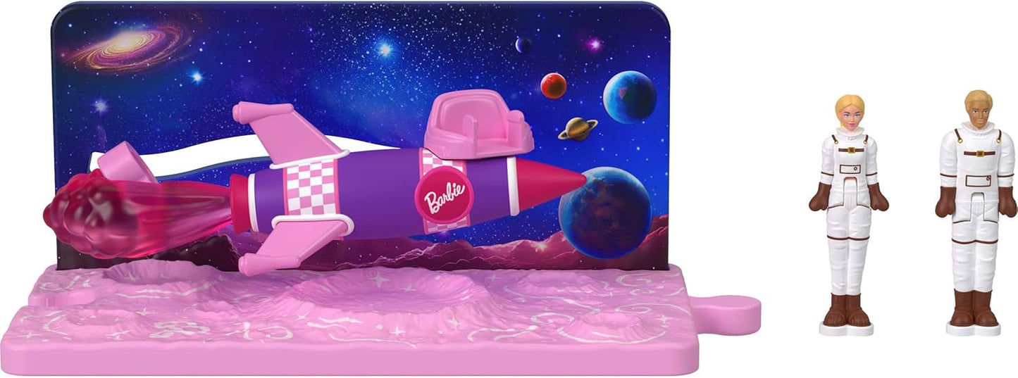 Barbie Mini Vehicle Collection - Includes 2 Dolls & Film-Inspired Vehicles | Perfect for Playtime